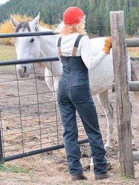 Revivall Clothing Wool Overalls in Iron Size Small $315 Retail | Durable Rugged